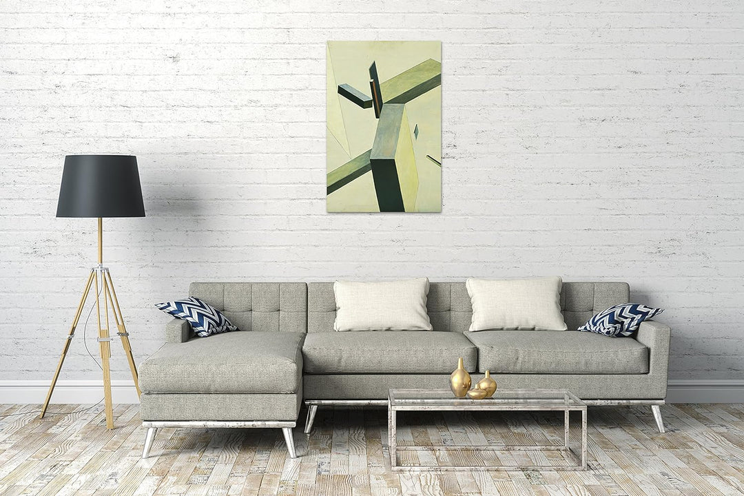 Printed Paintings Leinwand (40x60cm): EL Lissitzky - Composition 40x60 cm, 40x60 cm
