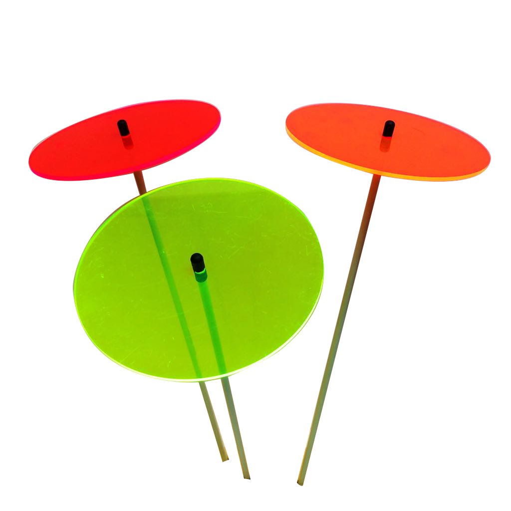 Sonnenfänger 3er Set Grosse Sun Discs, 75cm hohe Garten Sonnen Scheiben Ornamente für Drinnen und Dr