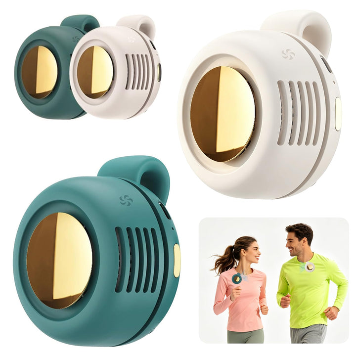 2026 Neu Tragbarer Clip Ventilator Lautlos, Keine RotorbläTter Ventilator Im Freien, Small Portable