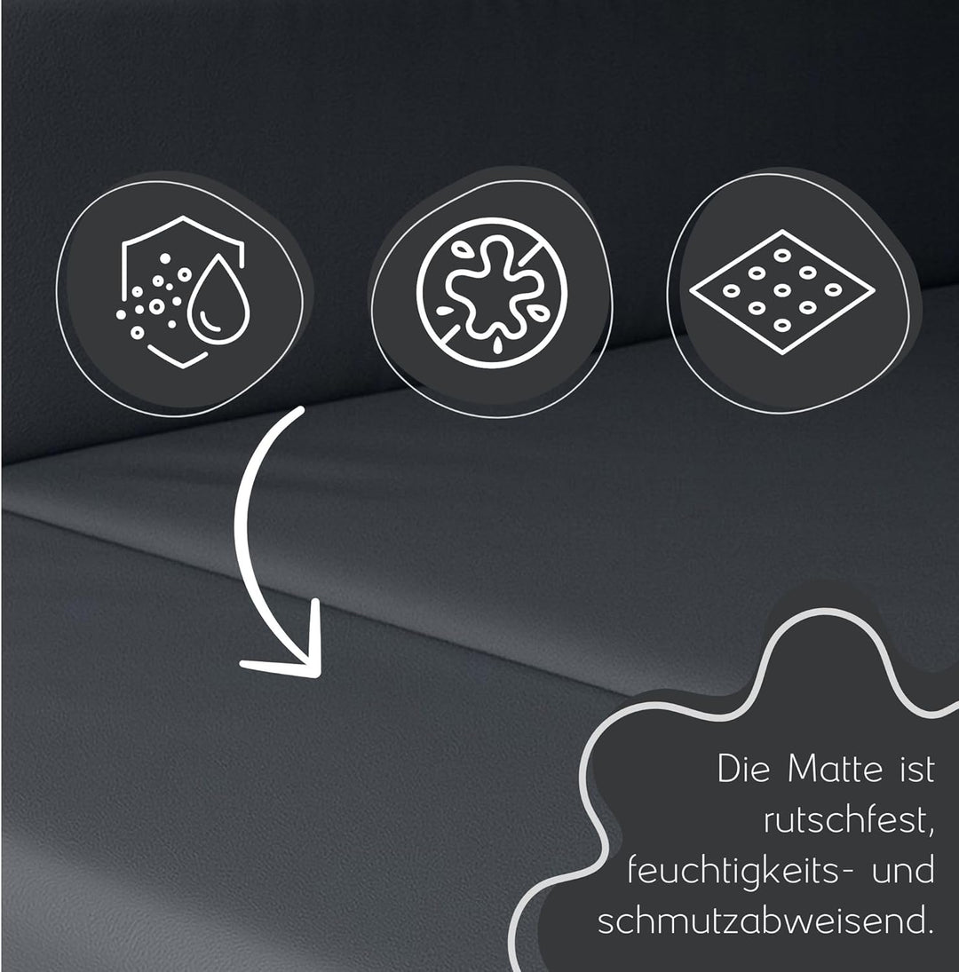 Golden Dog Kofferraum Matte Hundebett Schutzmatte Hunde Autositz Autoschondecke Kunst Leder L 110 x