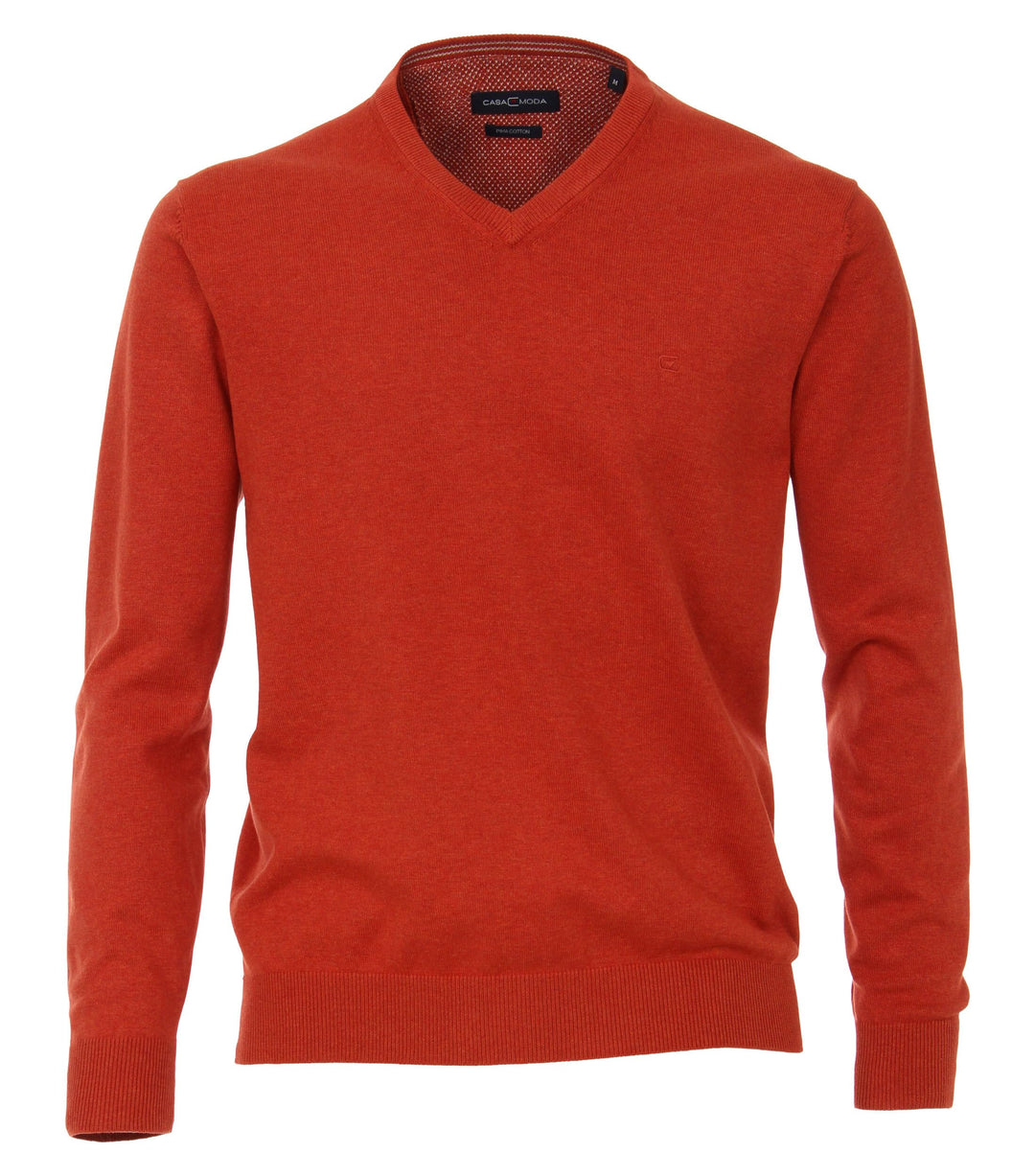Casa Moda - Herren Pullover mit V-Ausschnitt (004430) 3XL Orange (486), 3XL Orange (486)