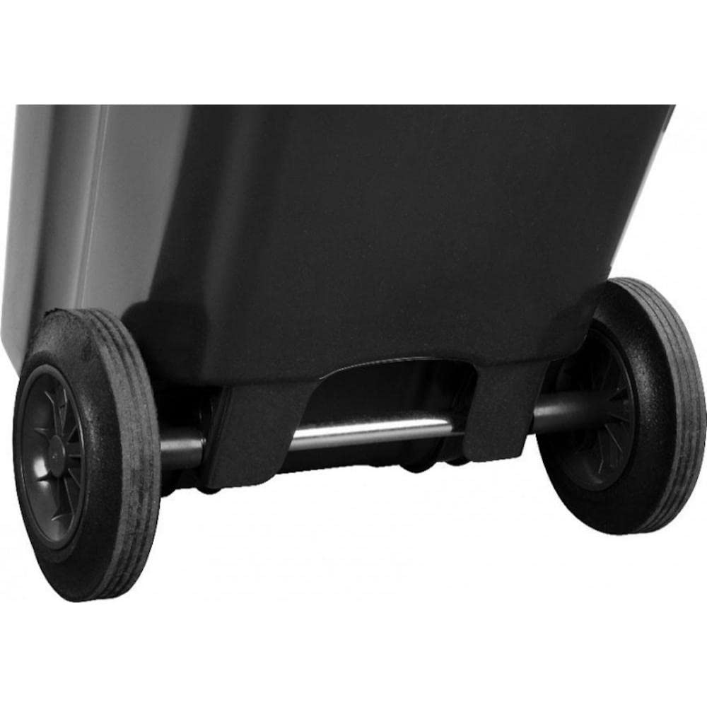 PROREGAL SuperSparSet 3x 2-Rad-Mülltonne MGB | HDPE-Kunststoff | 120 Liter Grau/Schwarz & Blau & Bra