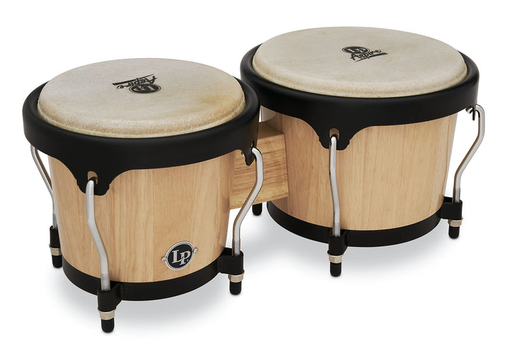 LP Latin Percussion LP810502 Aspire Wood Bongo Natural, Natural