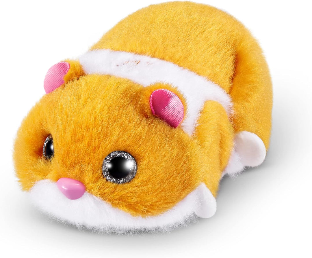 Pets Alive Hamster Mania von ZURU, Orange Hamster, Pet Nurture, Kuscheltier, Real Alive, 20+ Sounds