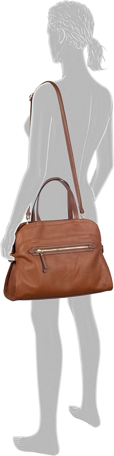 Gabor bags Neomi Damen Shopper Umhängetasche Reissverschluss Gross Braun