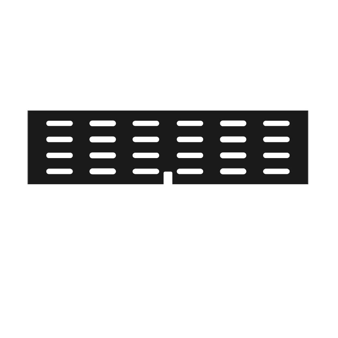 Kaminrost/Ascherost Eckig 490 x 128 x 8 mm passend für Fireplace Rönky ** Kaminöfen inkl. Modellüber