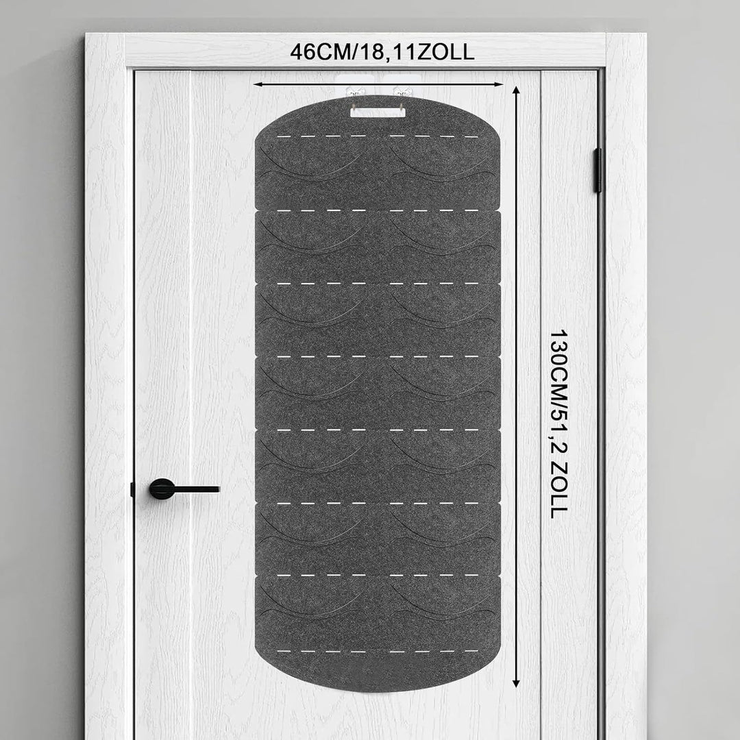 ENLACE Baseball Kappen Halterung, Doppelte Reihe Faltbar Cap Halterung Wand mit 14 Taschen, Baseball