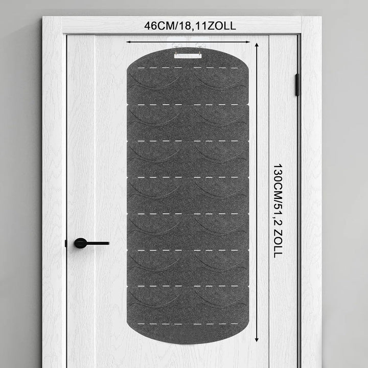 ENLACE Baseball Kappen Halterung, Doppelte Reihe Faltbar Cap Halterung Wand mit 14 Taschen, Baseball