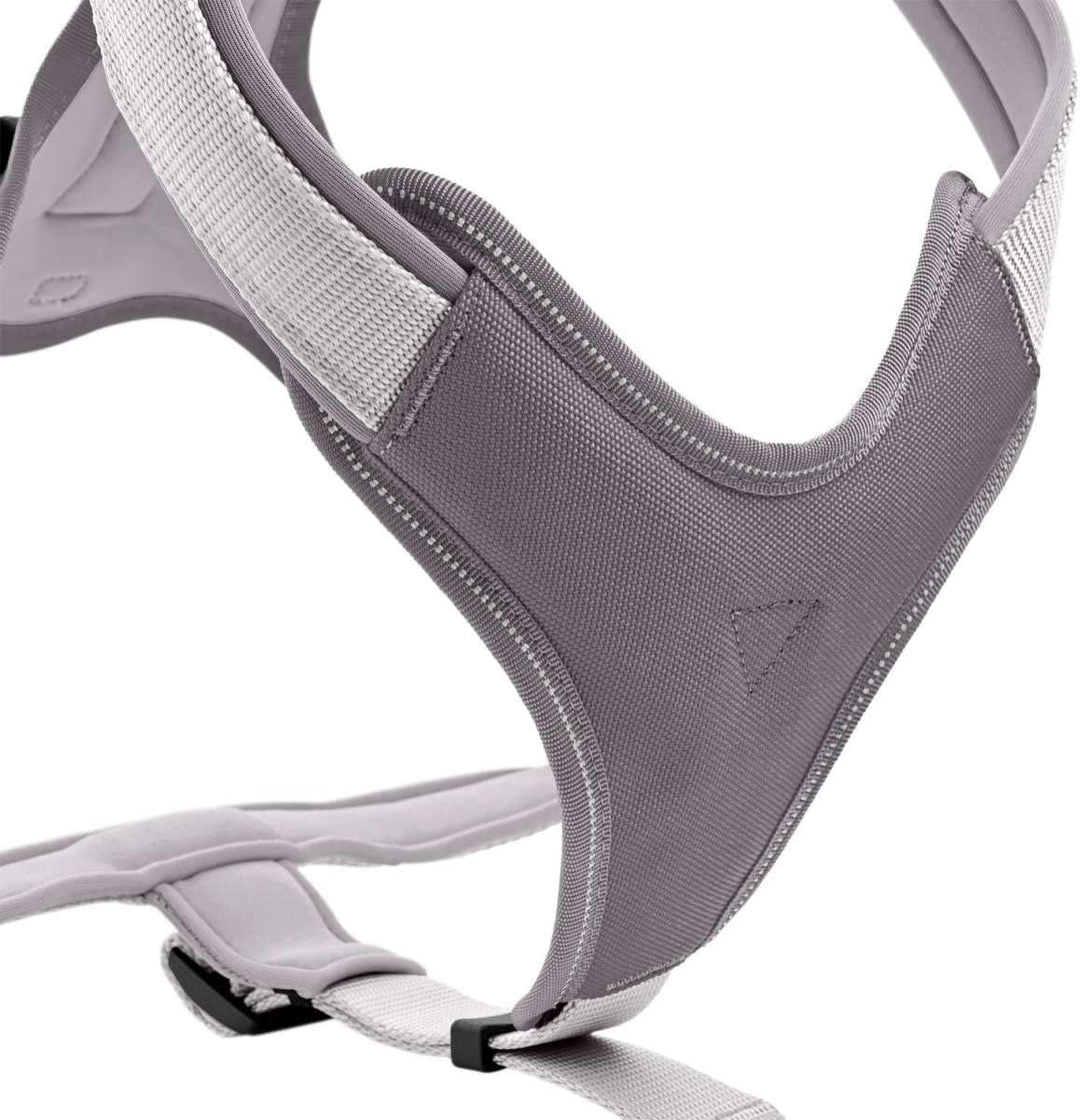 HUNTER NEOPREN Hundegeschirr, Nylon, gepolstert mit Neopren, S 42 - 53 cm, grau grau 42 - 53 cm, gra