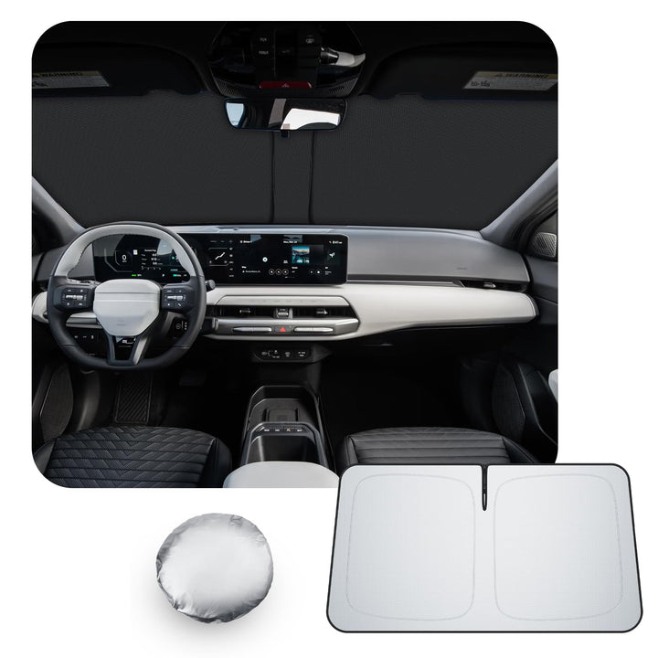 [Upgrade] CDEFG Kompatibel mit Kia EV4 2025 2026 Sonnenschutz Abdeckungen Frontscheibe Sonnenschirm