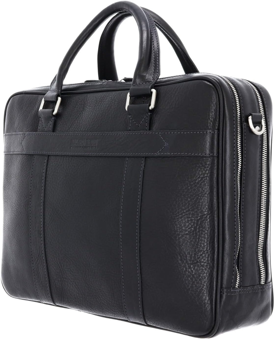 Leonhard Heyden Bergamo RV-Aktenmappe 40 cm schwarz, Schwarz
