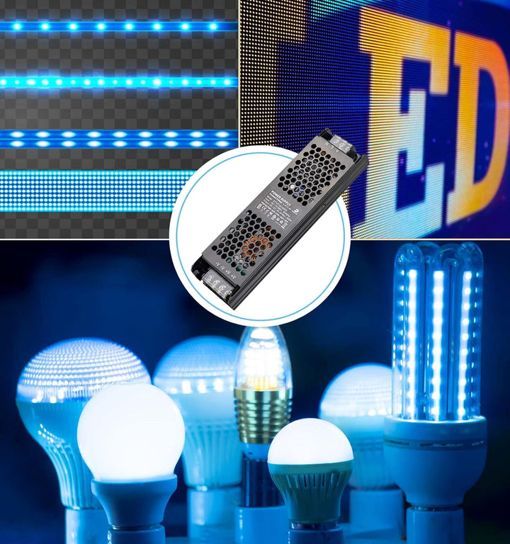 DUSKTEC LED Netzteil 400W 12V LED Trafo 33.3A, IP20 LED Transformator AC 220/230V auf DC 12 Volt Tre