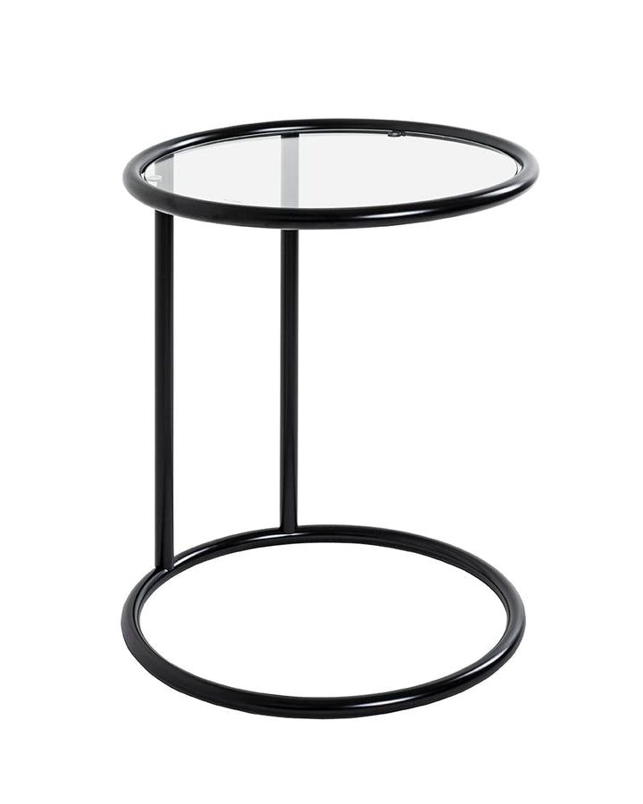 HAKU Möbel Beistelltisch, Metall, schwarz, Ø 45 x H 55 cm Ø 45 x H 55 Schwarz, Ø 45 x H 55 Schwarz