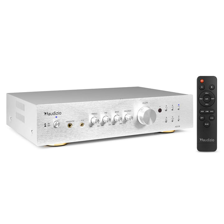 Audizio AD220A - HiFi-Stereo-Verstärker 2 x 200 Watt, Bluetooth Verstärker für Lautsprecher und HiFi