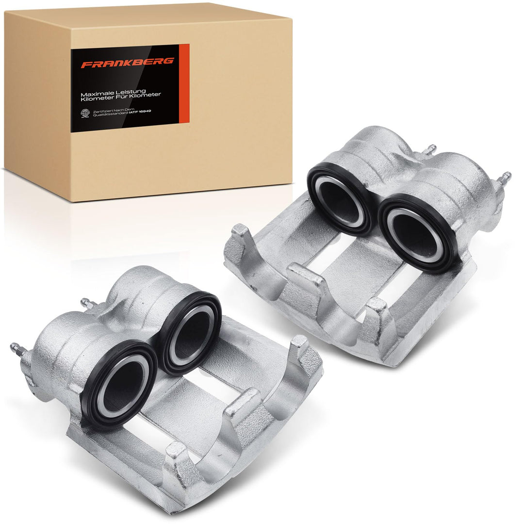 Frankberg 2x Bremssattel Bremszange Vorne Links Rechts Kompatibel mit Trafic Bus TXW 1.7L-2.5L 1989-