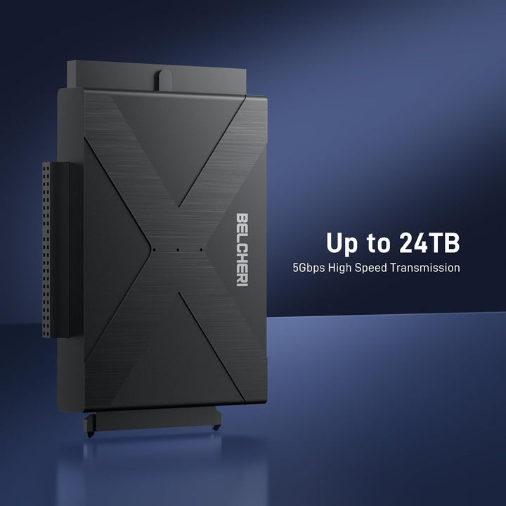 USB 3.0 auf IDE- und SATA-Adapter, externer Festplattenadapter für universelle 2,5 oder 3,5 Zoll SAT