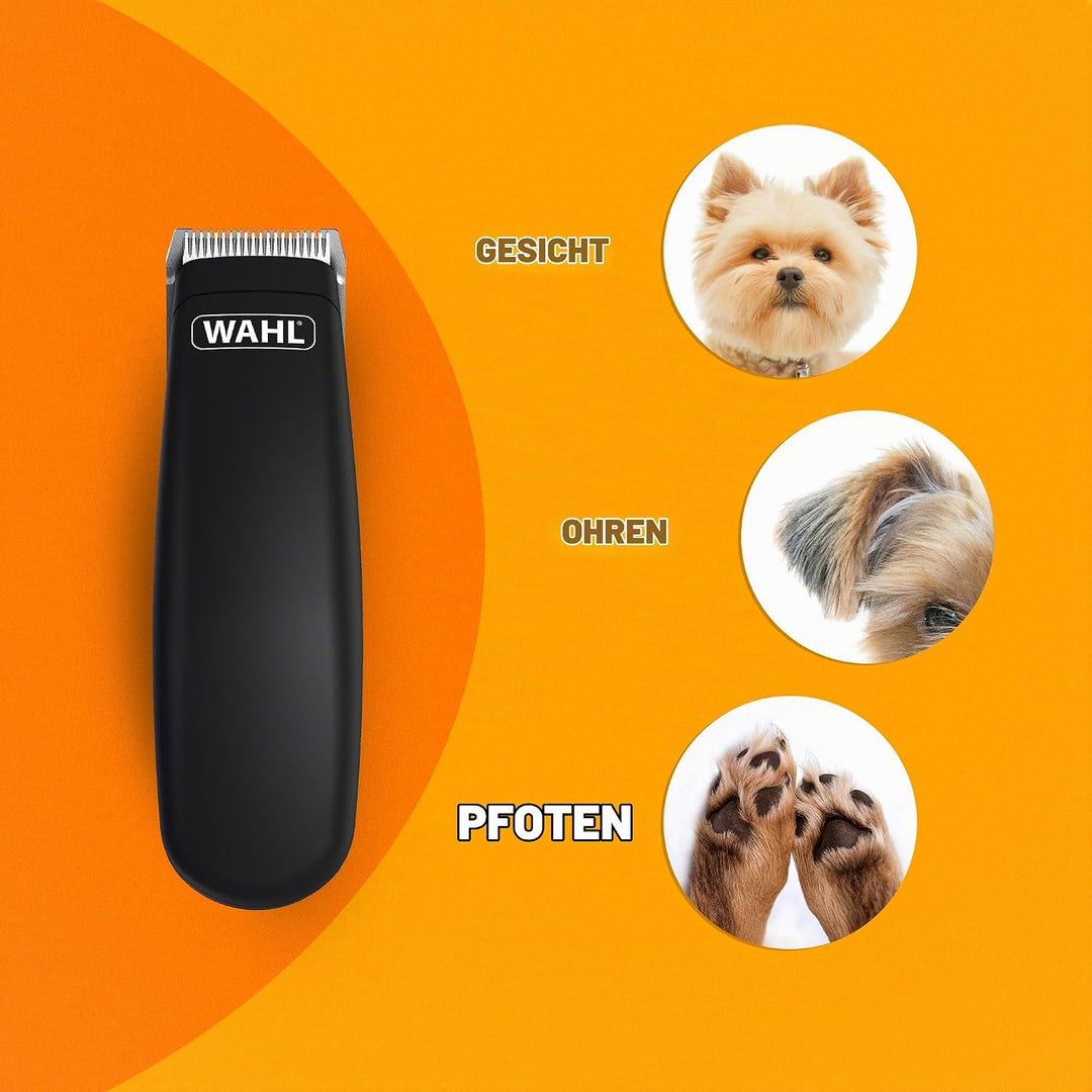 WAHL Pocket Pro Trimmer, Grooming Set für Haustiere, Trimmen und säubern von kleinen Bereichen, kabe