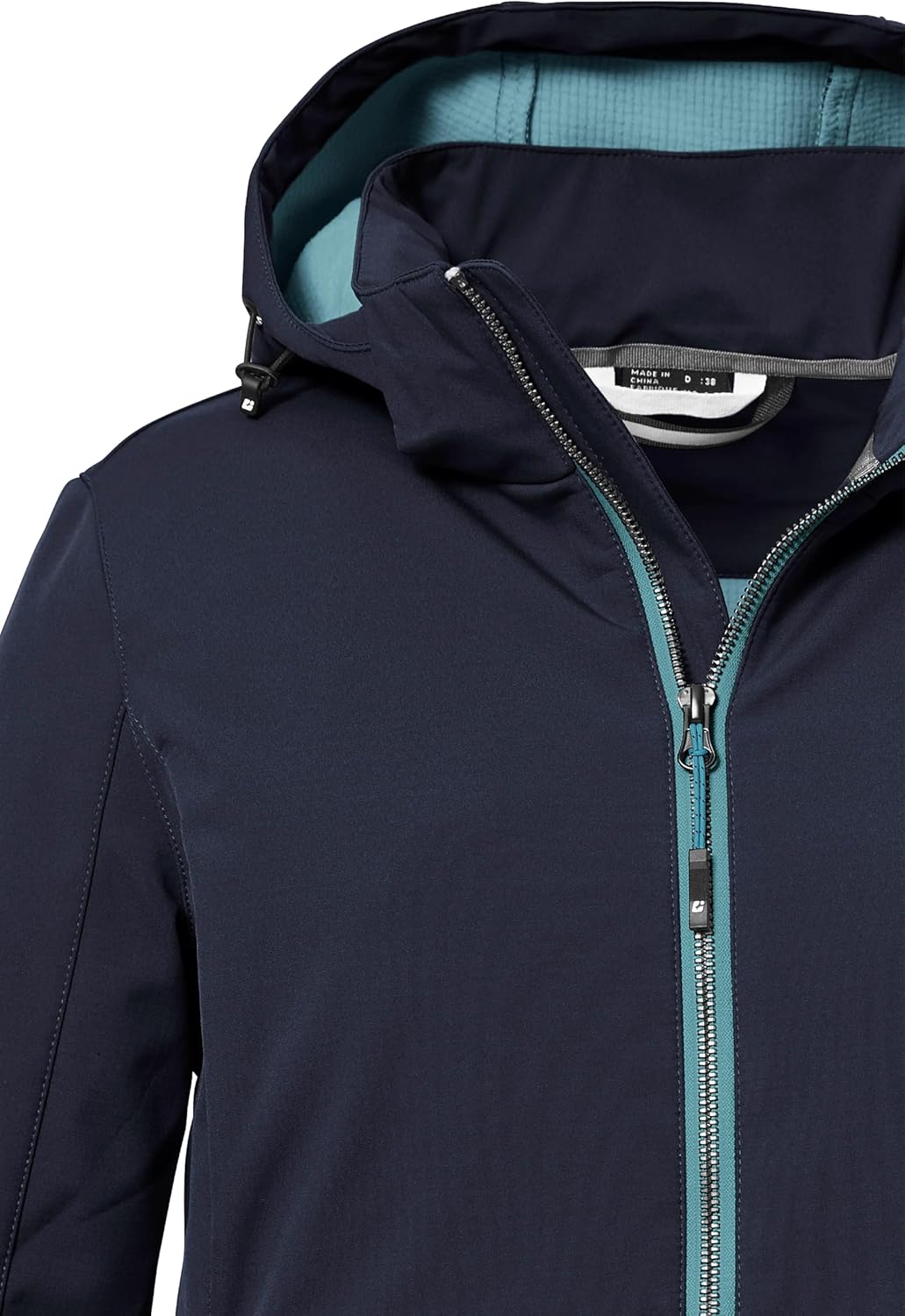 Killtec Damen Kow 8 Wmn Sftshll Jckt Softshelljacke/Outdoorjacke mit abzippbarer Kapuze 44 dunkelnav