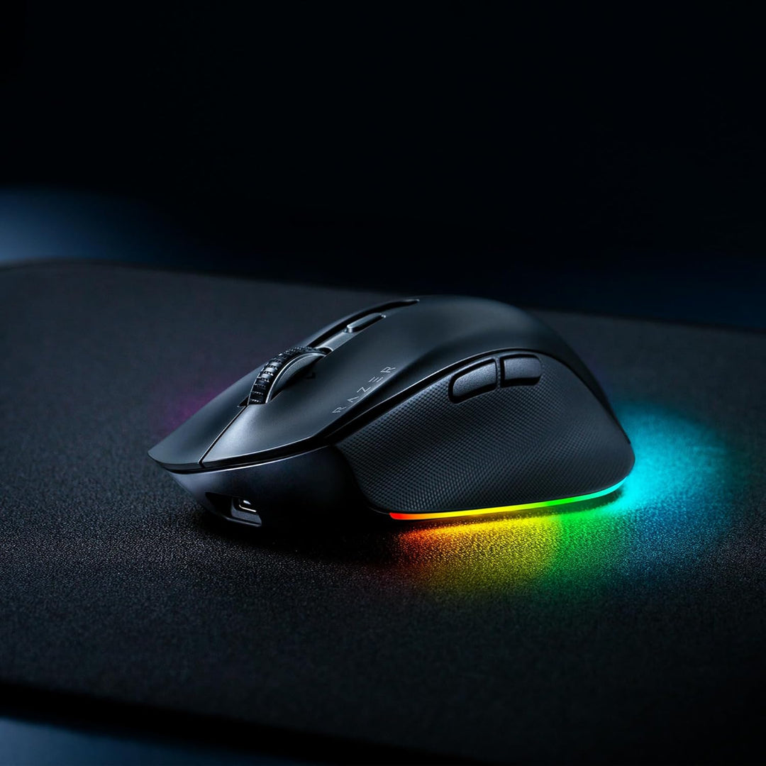 Razer Pro Click V2 - Kabellose ergonomische Maus - KI Prompt Assistenz - 30K Optical Sensor - 3,5 Mo