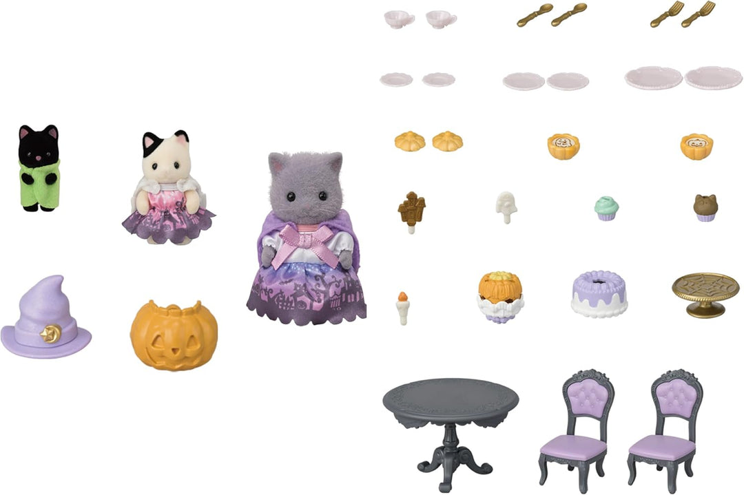 SYLVANIAN FAMILIES - 5764 Halloween Überraschungsparty Set - Puppenhaus Spielset