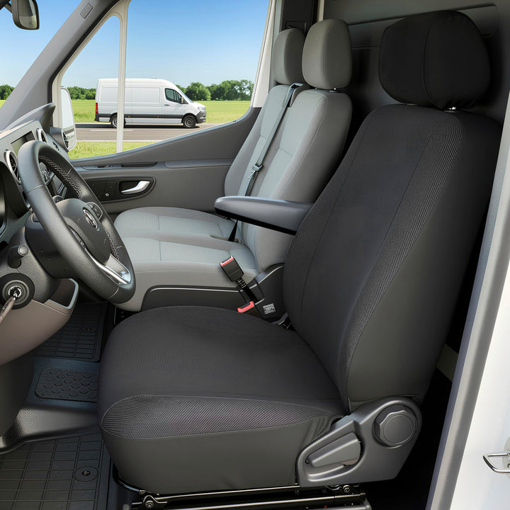Walser Transporter Sitzbezüge Auto für Ford Transit Connect, 1 Einzelsitz vorne (Aussparung Armlehne