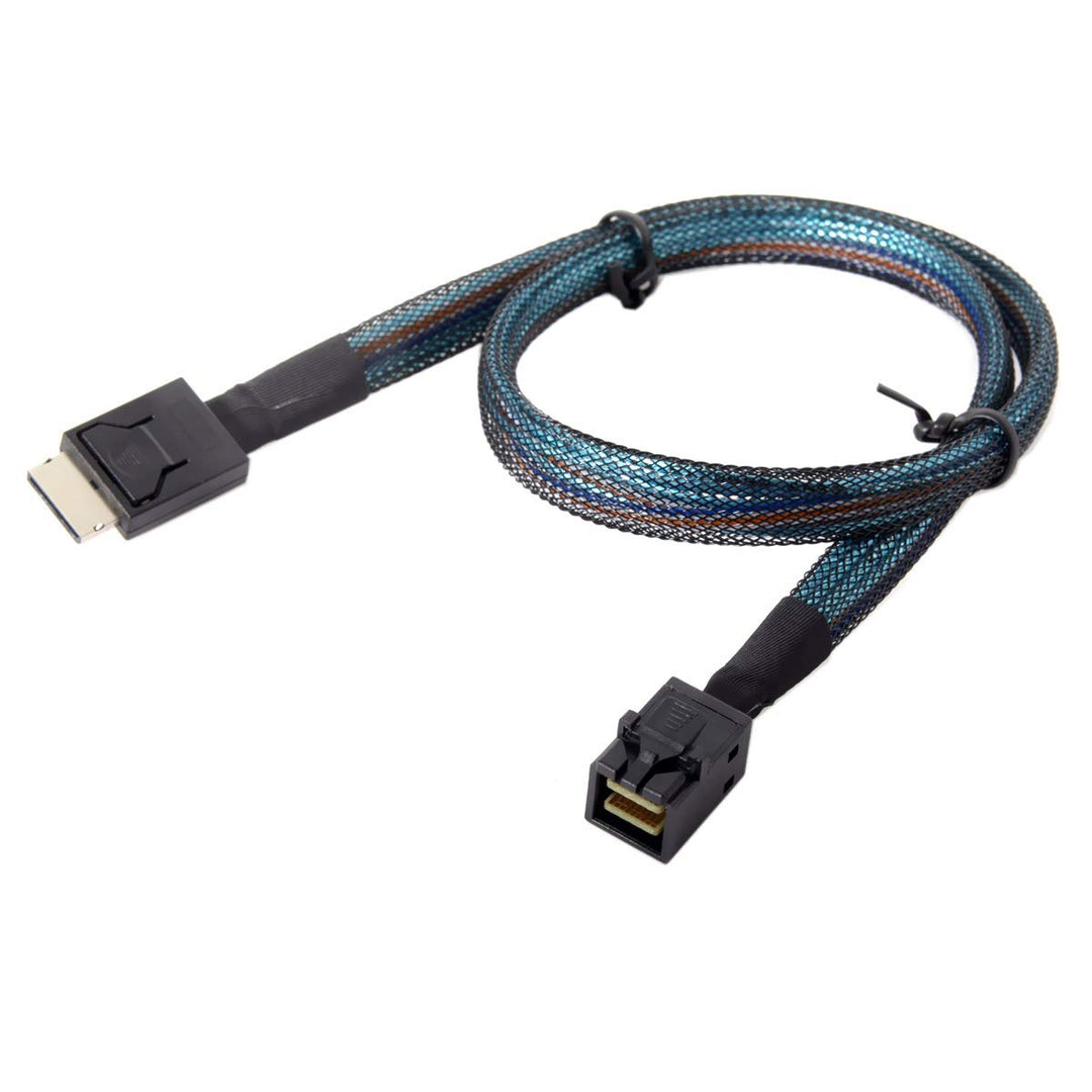chenyang OCuLink PCIe PCI-Express SFF-8611 4i auf SFF-8643 SSD Datenkabel 50cm SFF-8611 - SFF-8643,
