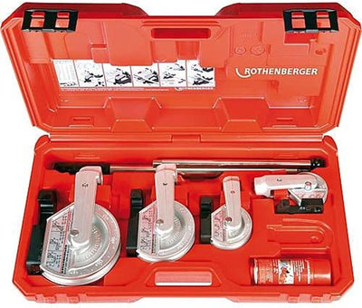 ROTHENBERGER 24500 ROBEND H+W Plus Set Biegegerät, 12mm-15mm-18mm-22mm Arbeitsbereich Durchmesser