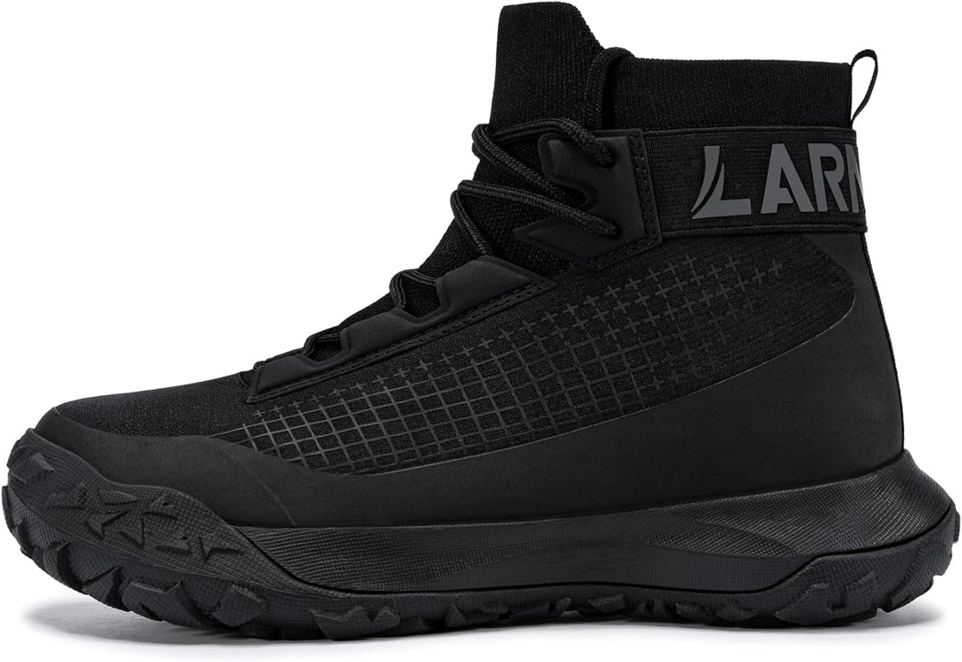 LARNMERN Arbeitsschuhe Herren Damen Sicherheitsschuhe SRC rutschfest Antistatisch Stahlkappenschuhe