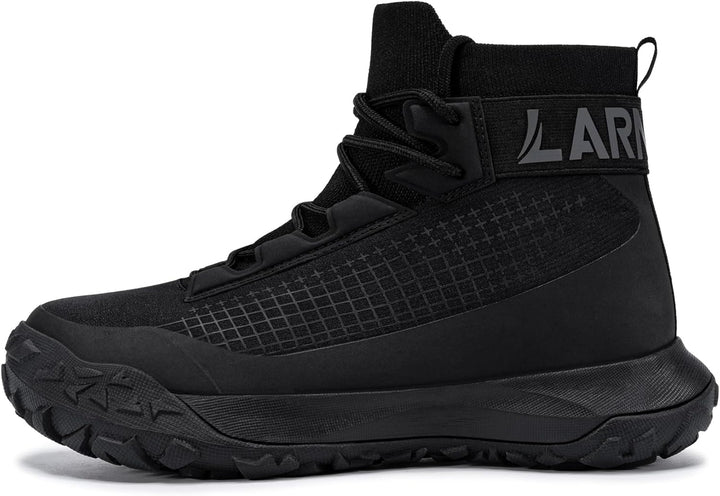 LARNMERN Arbeitsschuhe Herren Damen Sicherheitsschuhe SRC rutschfest Antistatisch Stahlkappenschuhe