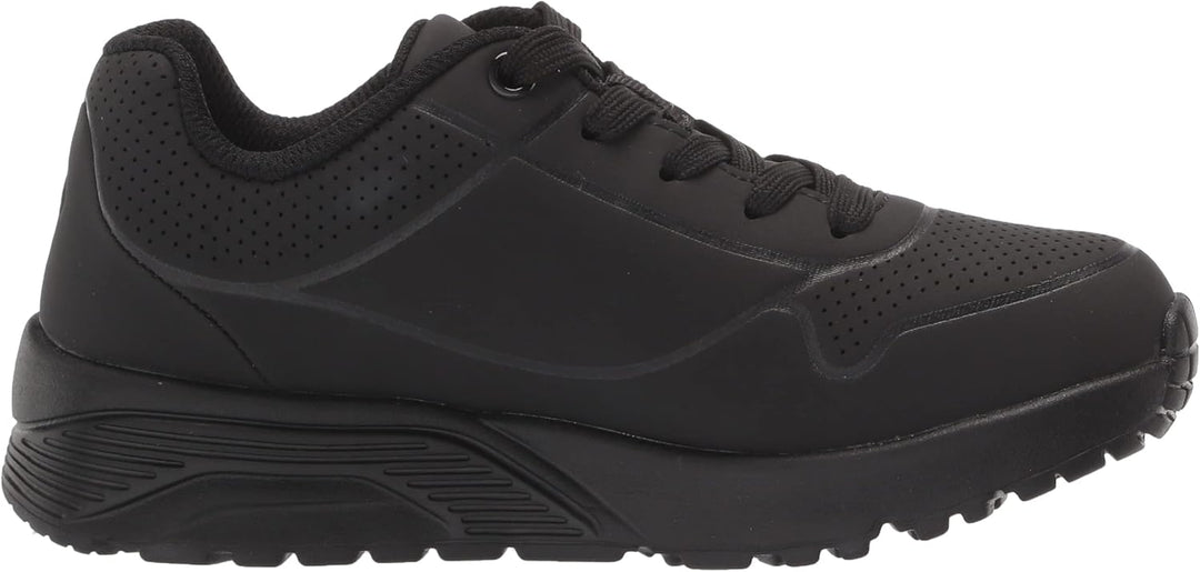 Skechers Jungen Uno Lite-delodox Sneaker, Black Synthetic Trim L