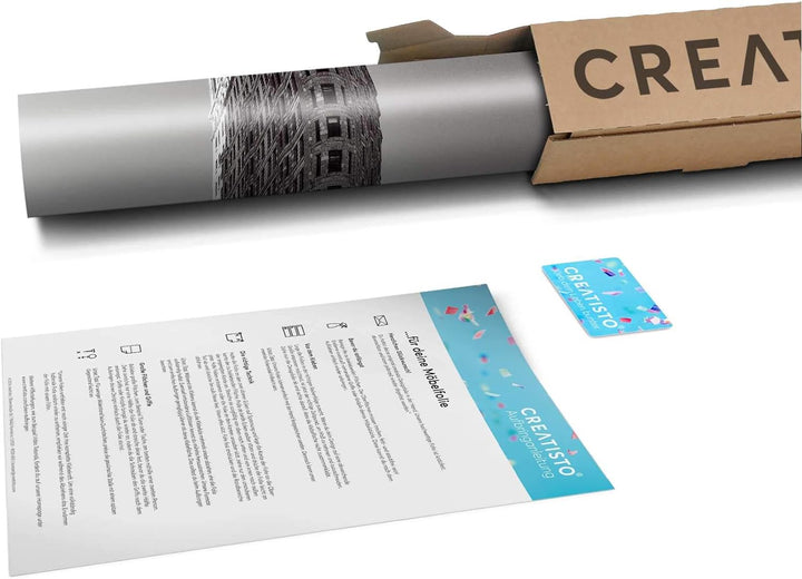 Kühlschrank Sticker I Dekoraufkleber für Kühlschranktür - Aufkleber Folie abwaschbar I Klebefolie Kü