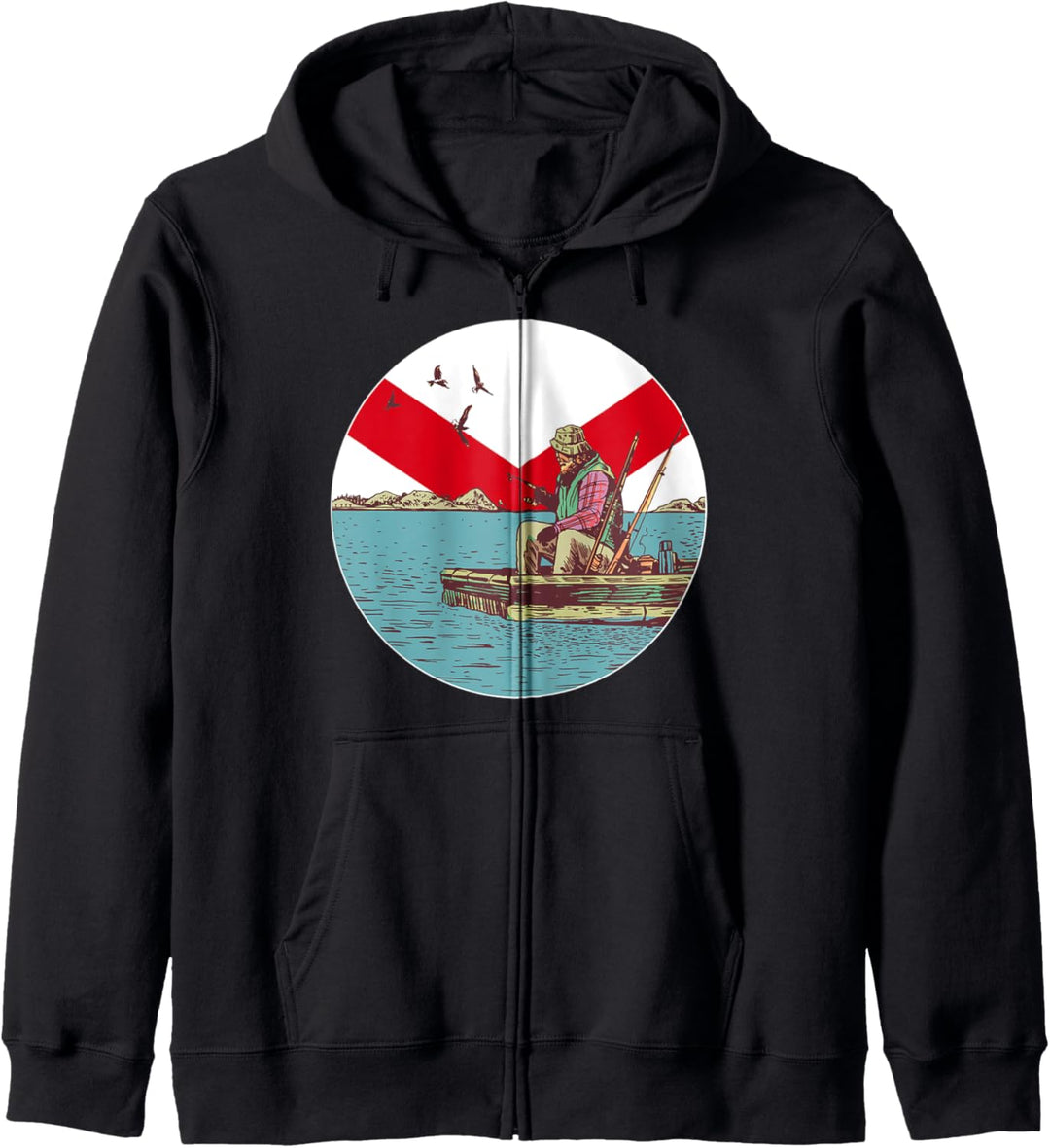 Angeln in Alabama - Alabama Angeln Kapuzenjacke