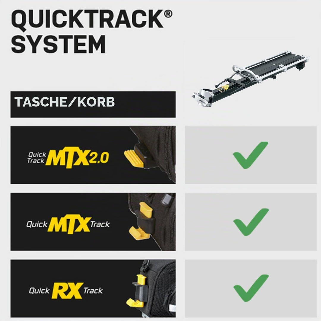 Topeak QR Beam Rack MTX Fahrrad-Gepäckträger V-Type, V-Type