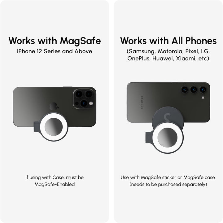 ShiftCam SnapStudio Light - LED-Magnetringlicht mit regelbarer Helligkeit, regelbarer Temperatur, US