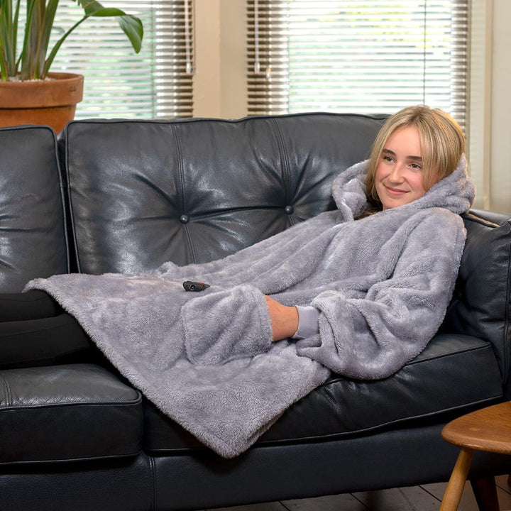 Snug Rug Decke mit Ärmel Pullover Decken-Kapuzenpullover Übergrosse Sweatshirt Hoodie Kuscheldecke m