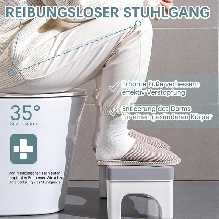 Toilettenhocker Erwachsene | Klohocker Kackhocker Hocker Toilette | wc Hocker - Bekämpft Hämorrhoide