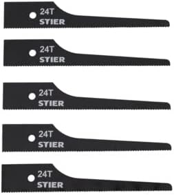 STIER Stichsägeblatt für STS-100 24 Zähne 5 Stk