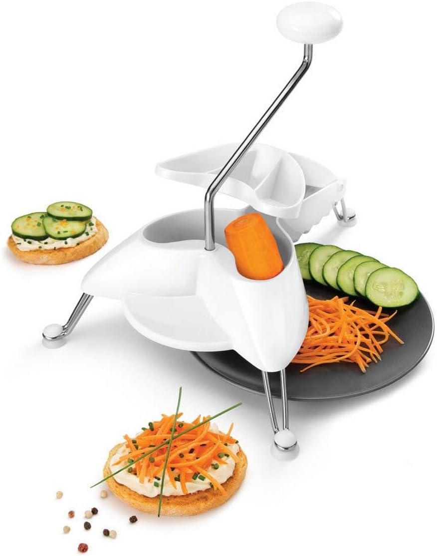 Metaltex Julienne Julienne Reibe mit Füssen
