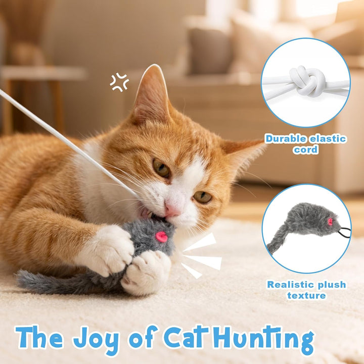 LZDMY Interaktives Katzenspielzeug Selbstbeschäftigung, Elektrisches Katzenspielzeug Hängend für Tür