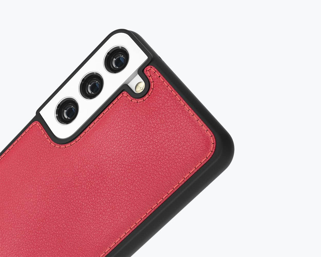 Snakehive Metro Lederhülle für Samsung Galaxy S23 || Echtleder Handyhülle mit Standfunktion || Echtl