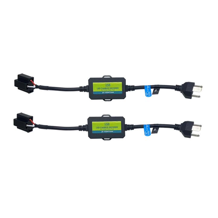 H4-LED-Decoder-Widerstand Canbus-Kabelbaumadapter für Scheinwerferlampen Warnlichtfehler EMC-Abbrems