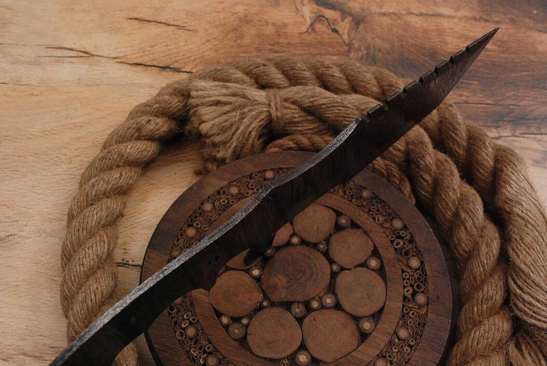 Damast Klinge Handgeschmiedete Damast Rohling Damascus blank blade 6077EA