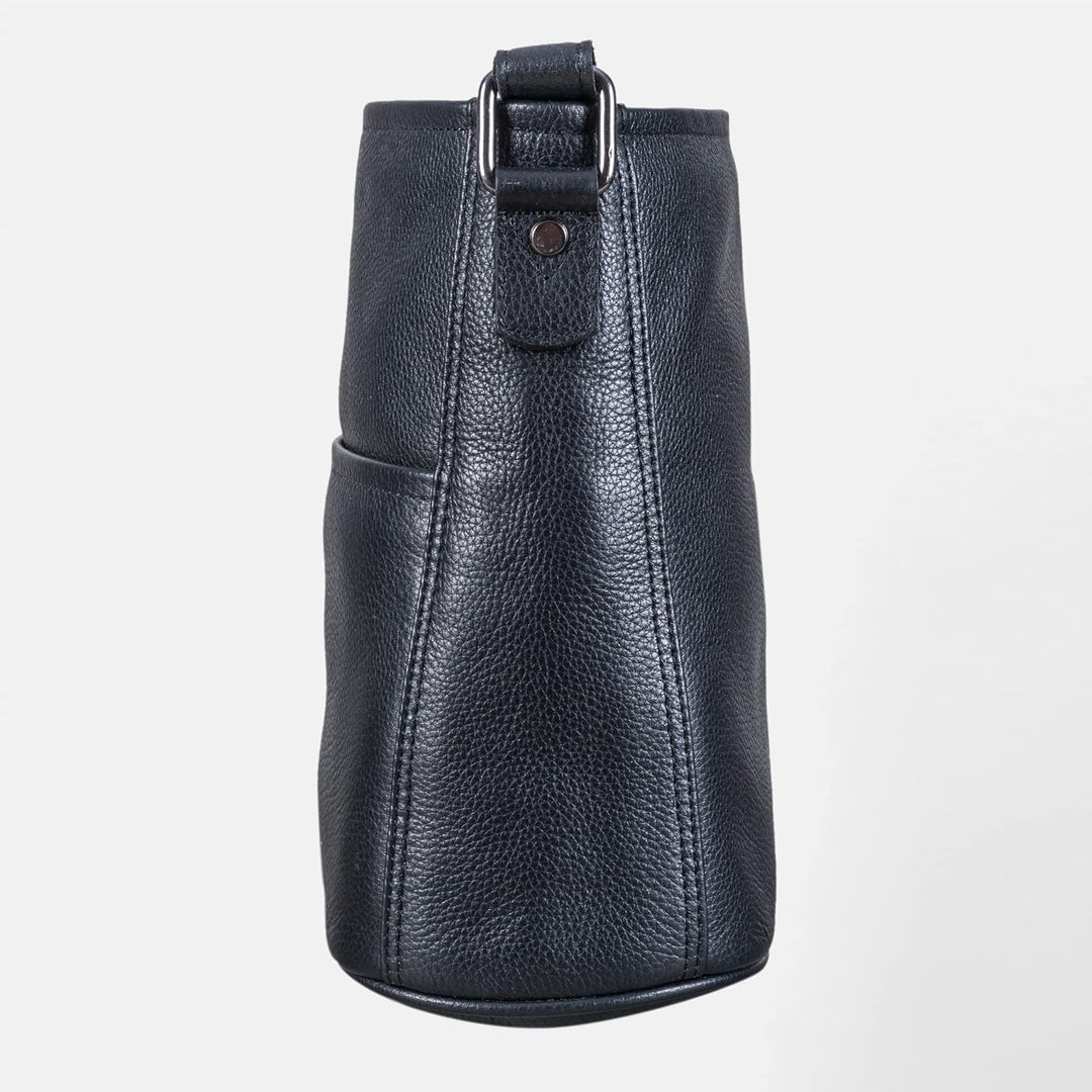 LEABAGS Leder Handtasche Damen I Premium Echtleder Umhängetasche I Schultertasche I Damentasche I Tr