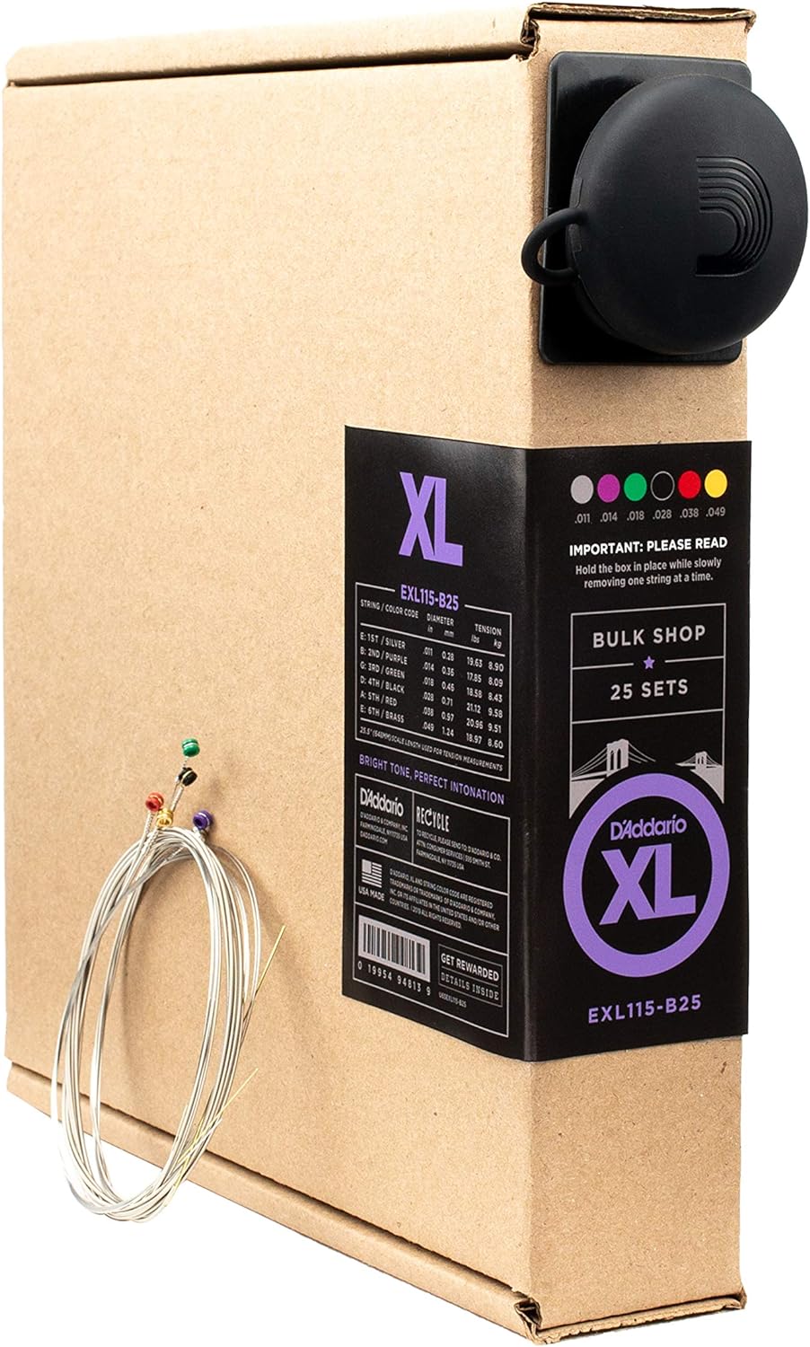 D'Addario E Gitarren Saiten | Gitarrensaiten E Gitarre | Saiten E-Gitarre | DER BELIEBTESTEN SAITENM