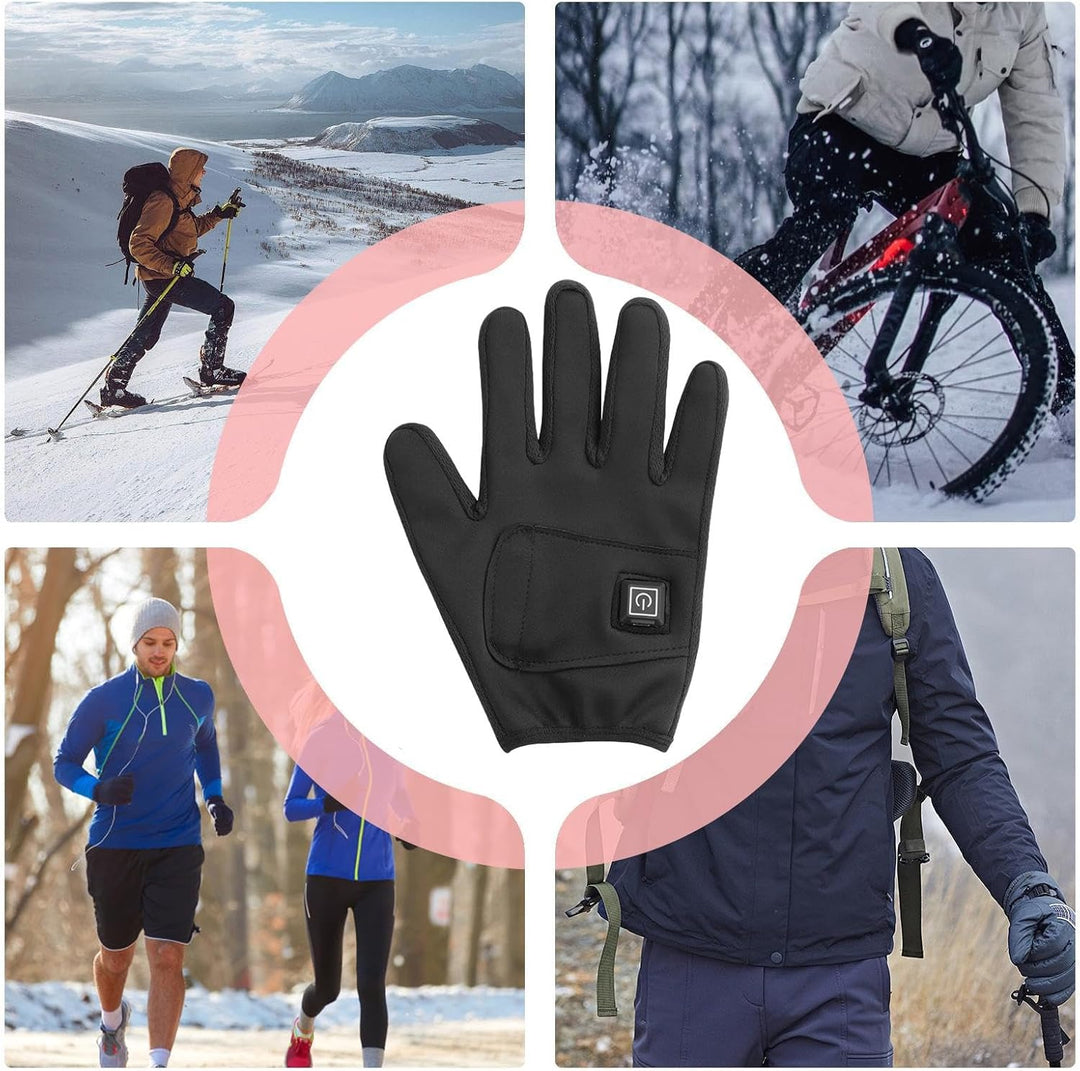 Beheizte Arbeitshandschuhe,Wärmehandschuhe | Handwärmende Thermohandschuhe,3 Temperatureinstellungen