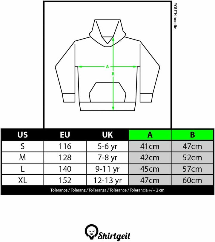 Shirtgeil Hoodie Jungen Kids Panzerknacker Hoodie + MÜTZE + Maske + Handschuhe Kinder Kapuzenpullove