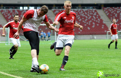 SPORTSBIBS 6X Fussball Leibchen für Kinder und Erwachsene - Set von 6 Stück - Wendeleibchen 2-Farbig