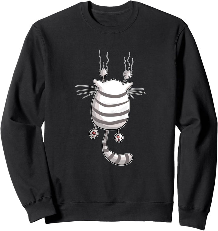 Freche Katze I Cooles Katzenmotiv für Katzenfreunde Fun Sweatshirt