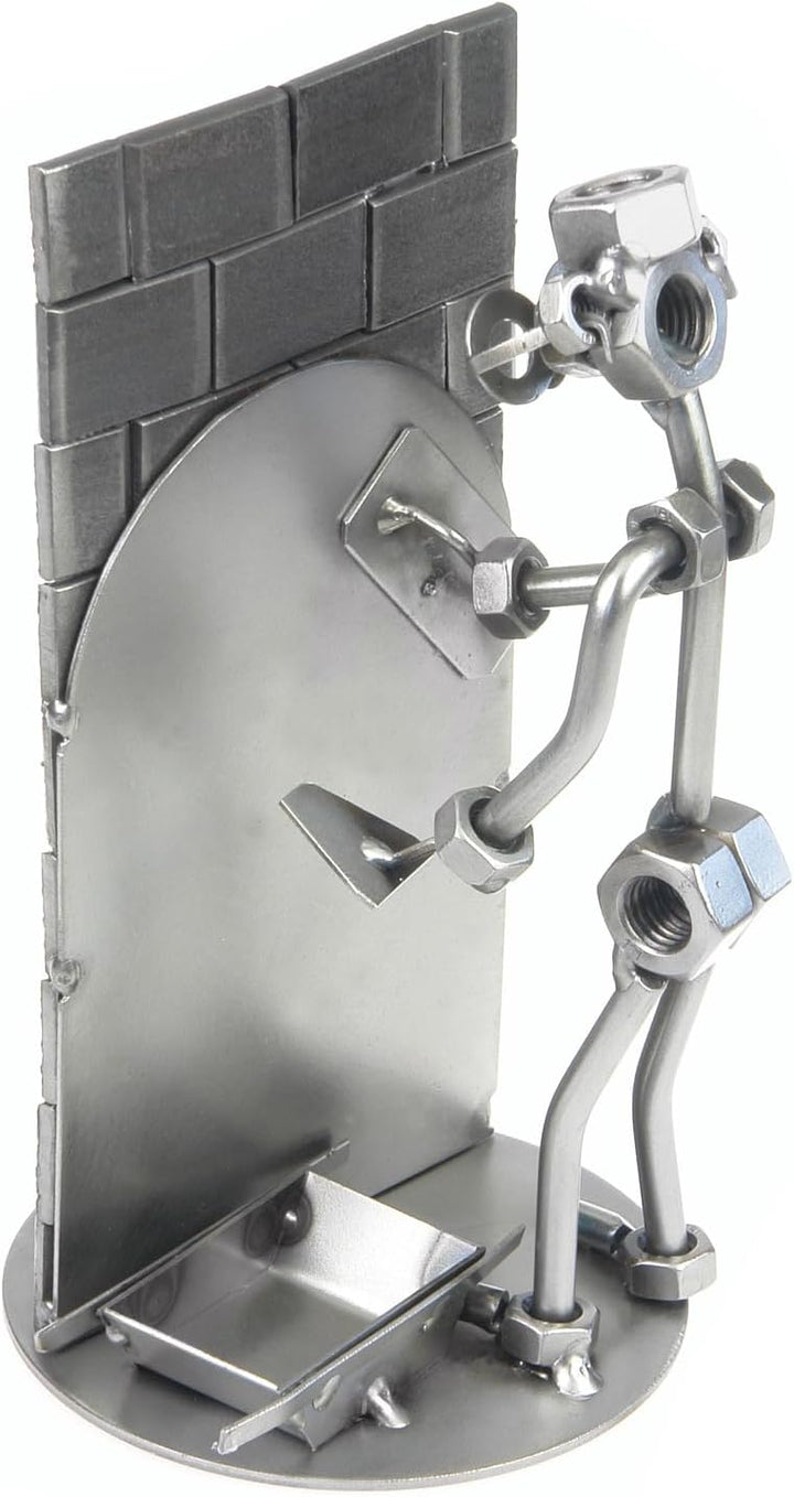 Schraubenmännchen Verputzer Maurer Handwerker I Handarbeit I Geschenkidee I Metallfigur I Metallmänn