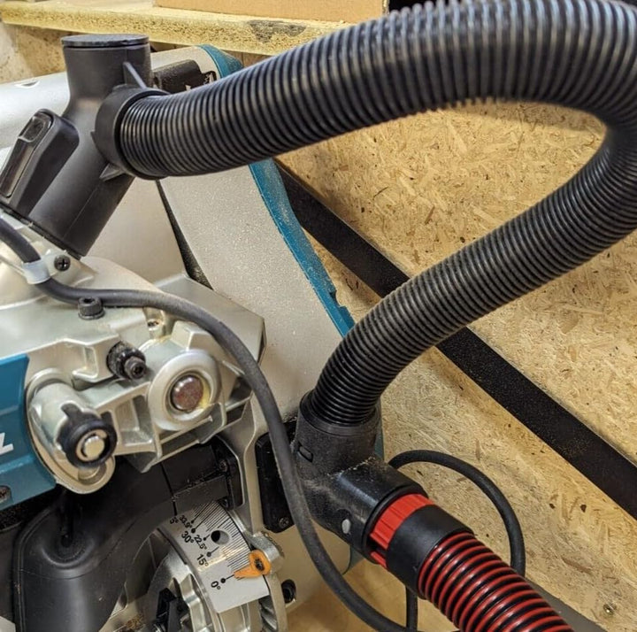 Absaugadapter passend für Makita, LS1219, DLS211, DLS111, LS003 auf C35 Kupplung